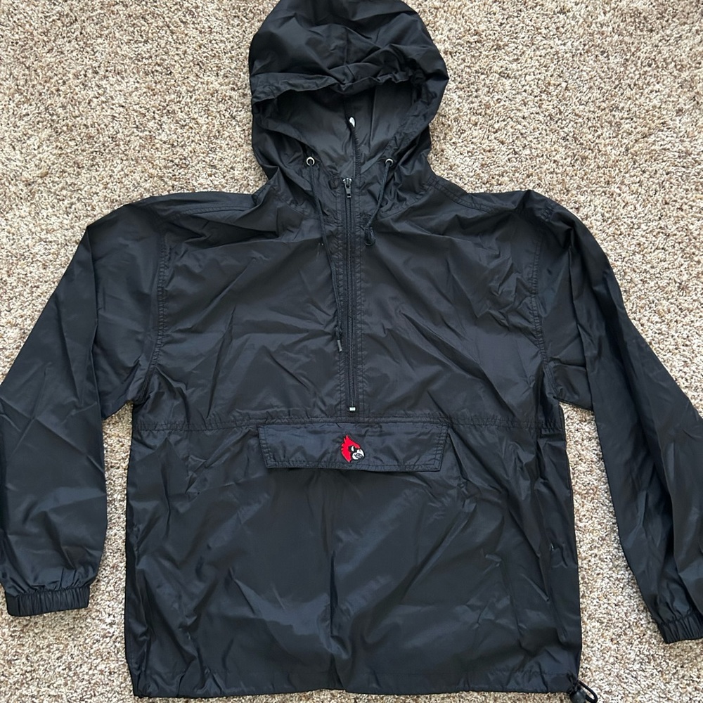 LOUISVILLE BLACK WINDBREAKER